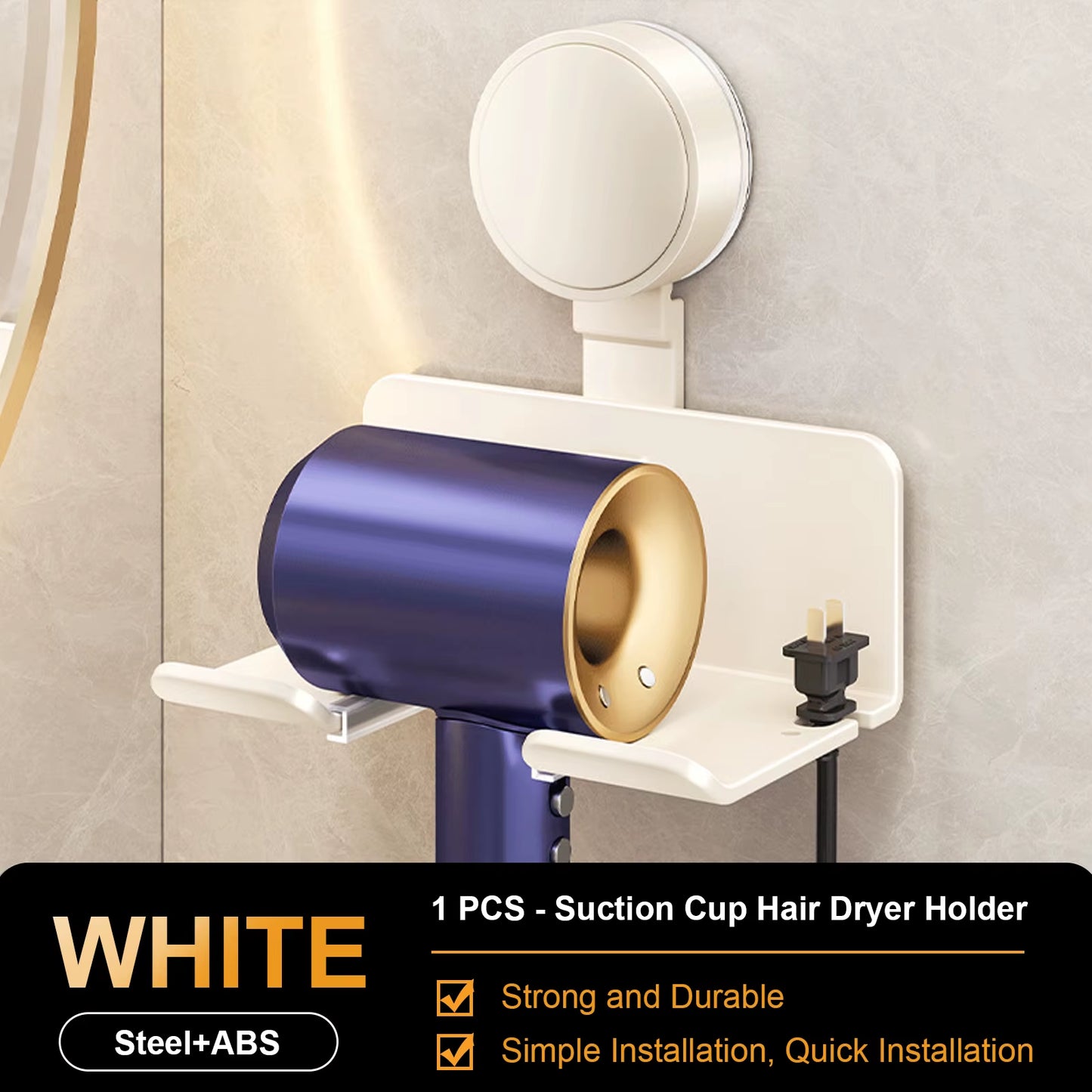 Hair Dryer Holder Wall Dryer Cradle Straightener Stand Hairdryer