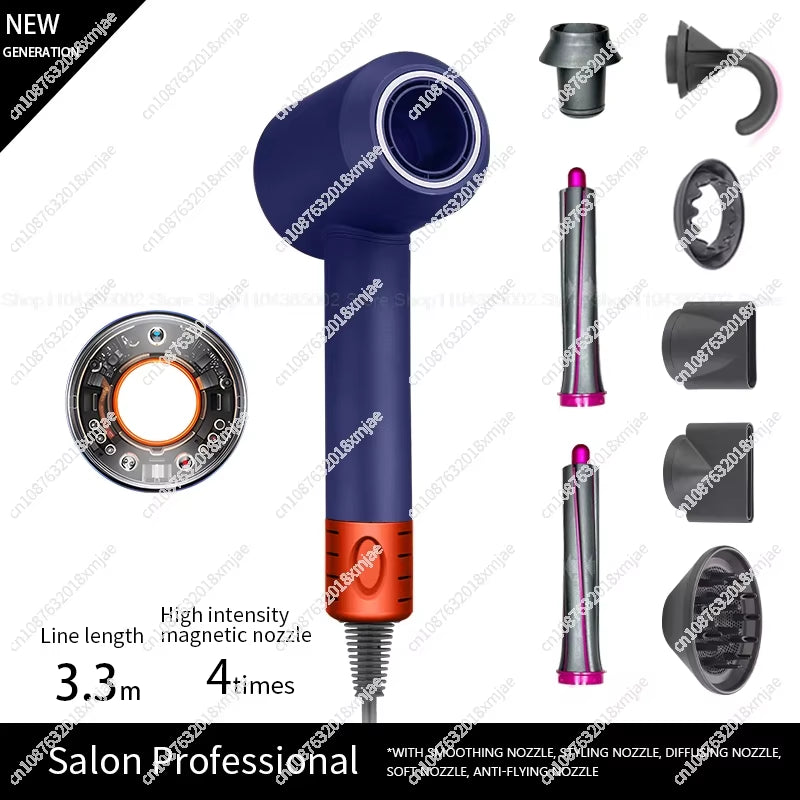 Leafless Hair Dryer Negative Ion Hair Care Professinal Quick Dry 220V Home Powerful Hairdryer Constant Anion Electric Hair Dryer