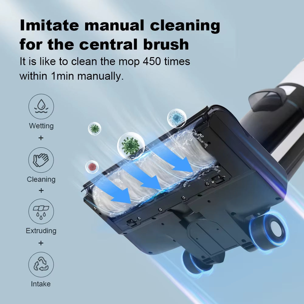 Cordless Wet Dry Vacuum Cleaner  I7Pro,Self-Propulsion Cleaning,Smart Washing for Home Multi Surface Floor,Self-Drying
