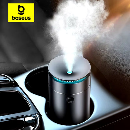 Car Diffuser Humidifier Auto Air Purifier Aromo Air Freshener with LED Light for Car Aroma Aromatherapy Diffuser
