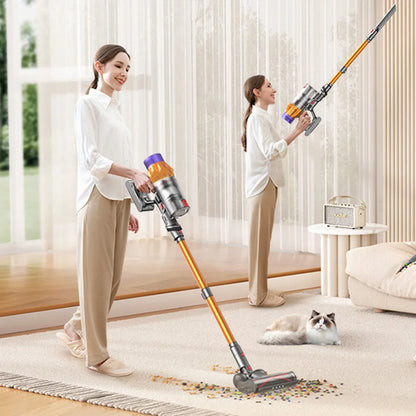 Experience Powerful Cleaning with the Blossom V18 Cordless Vacuum Cleaner - 550W Strong Suction and 60 Minutes of Runtime