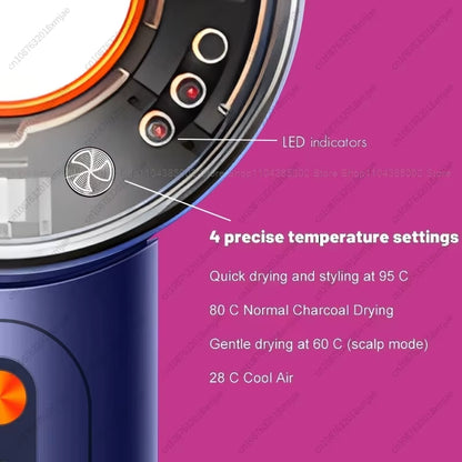 Leafless Hair Dryer Negative Ion Hair Care Professinal Quick Dry 220V Home Powerful Hairdryer Constant Anion Electric Hair Dryer