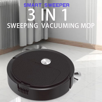 NEW 3 in 1 Smart Sweeping Robot Home Mini Sweeper Sweeping and Vacuuming Wireless Vacuum Cleaner Sweeping Robots for Home Use