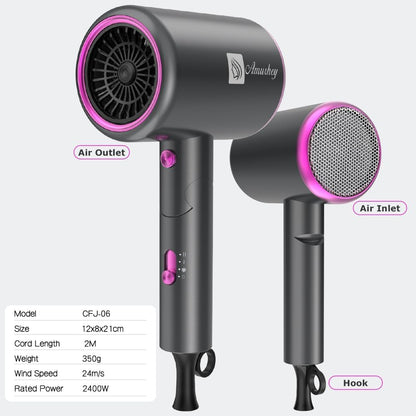 Asciugacapelli Ionico 2400W Con Borsa Da Viaggio