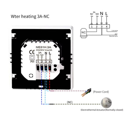 Tuya Smart Thermostat for Underfloor Heating Wifi Thermostat Floor Heating Controller Warm Floor Temperature Controller Alexa