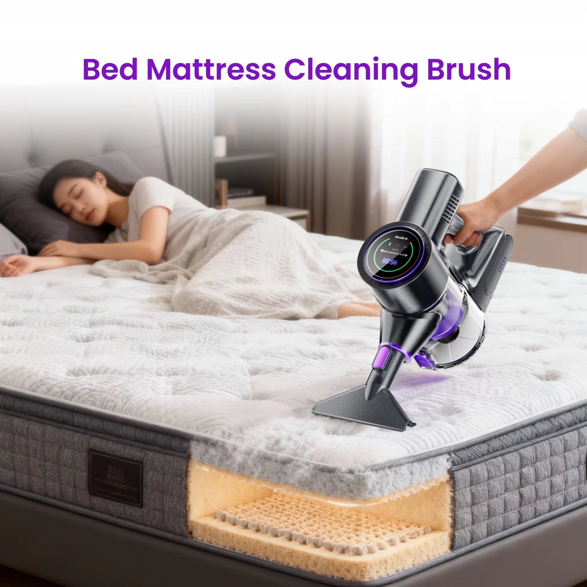 Smartai P40-Upgrade 5-In-1 Cordless Vacuum Cleaner