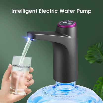 Water Pump Bottle Automatic Electric Water Dispenser Household Gallon Drinking Switch Automatic Smart Water Treatment Appliances
