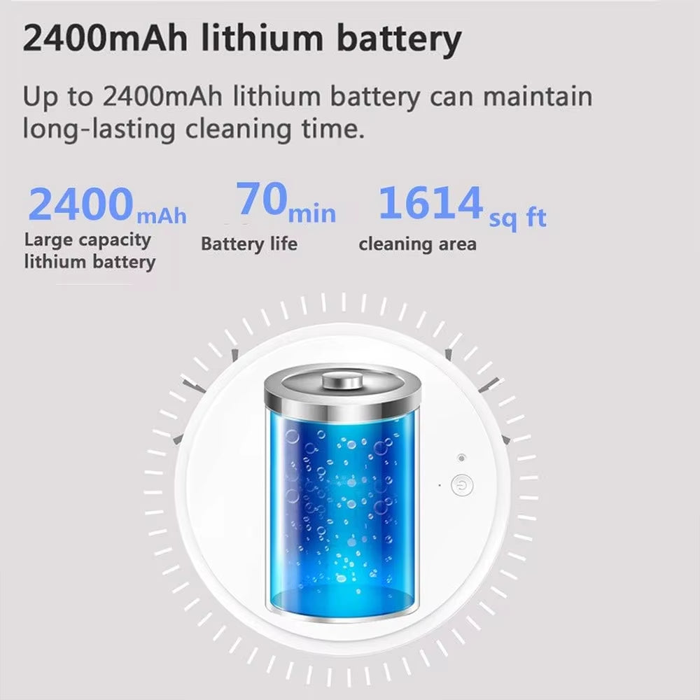  Robot Vacuum Cleaner 3In1 Smart Wireless