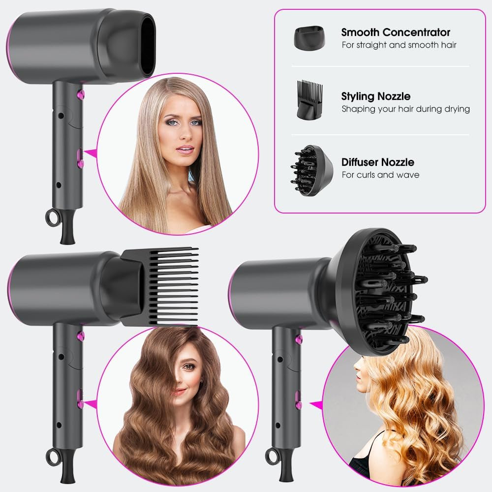 Asciugacapelli Ionico 2400W Con Borsa Da Viaggio