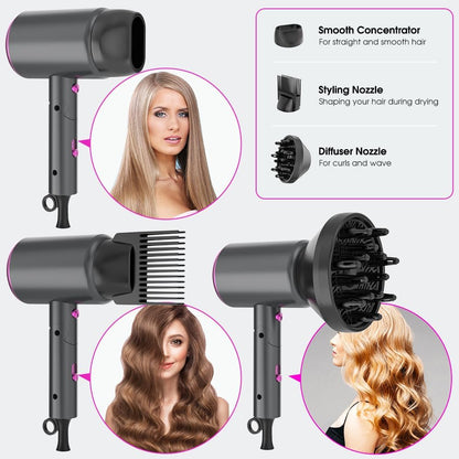 Asciugacapelli Ionico 2400W Con Borsa Da Viaggio