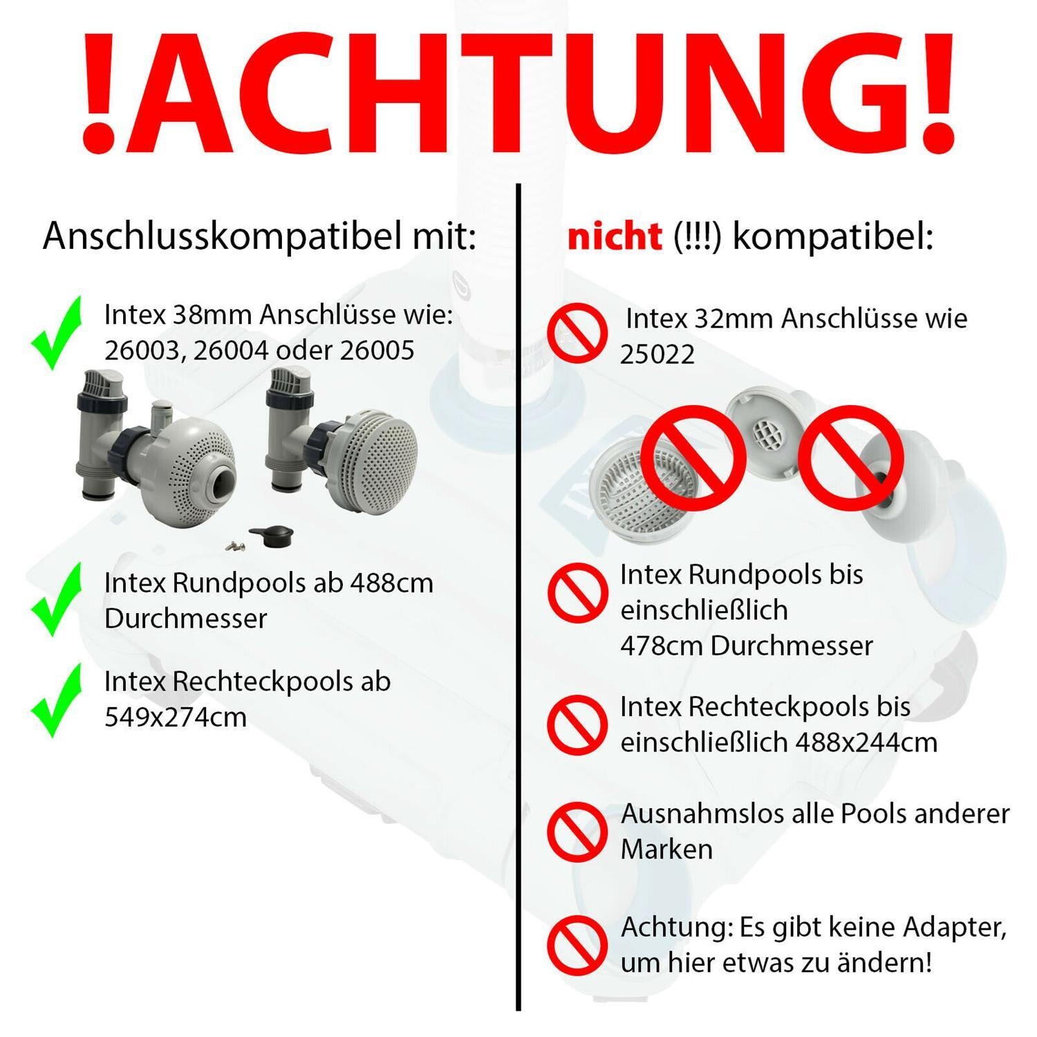 Intex 28005 Robot Pulitore Piscina Auto Pool Cleaner ZX300