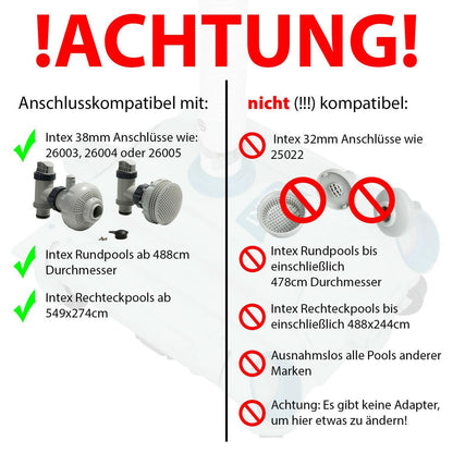 Intex 28005 Robot Pulitore Piscina Auto Pool Cleaner ZX300