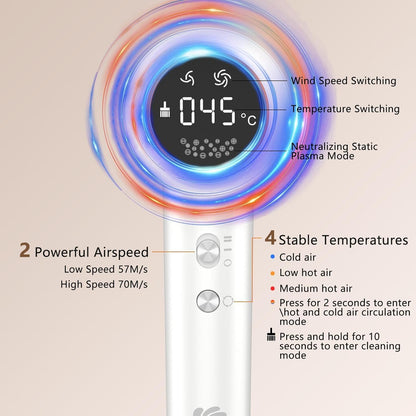 Phon Capelli Professionale, Asciugacapelli Ionico Professionale, 