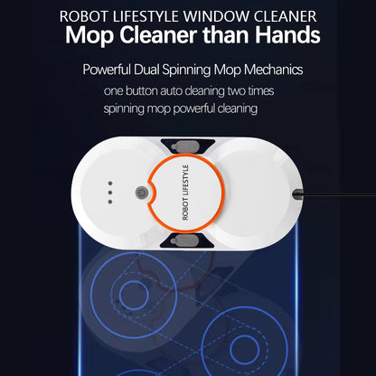 Automatic Window Cleaner Robot with Two Sprayer Cleaning Glasses Smart Home Appliance