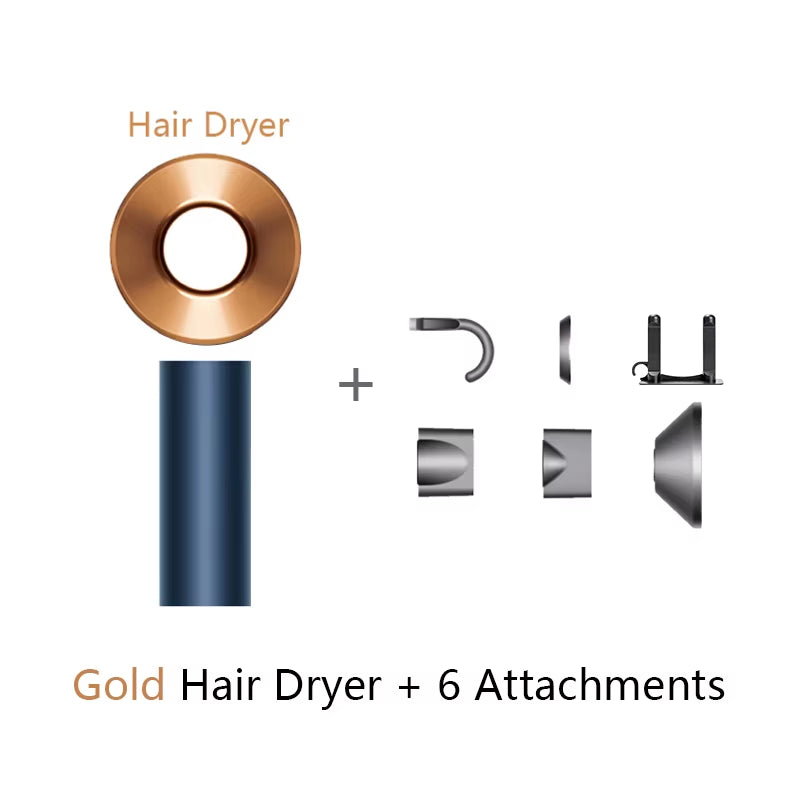 Diffuser Hairdryer Ionic 5In1 Professional Electric Hair Dryer Heat Leaf Blow Drier with Diffuser Ion Leafless Air Blower Woman