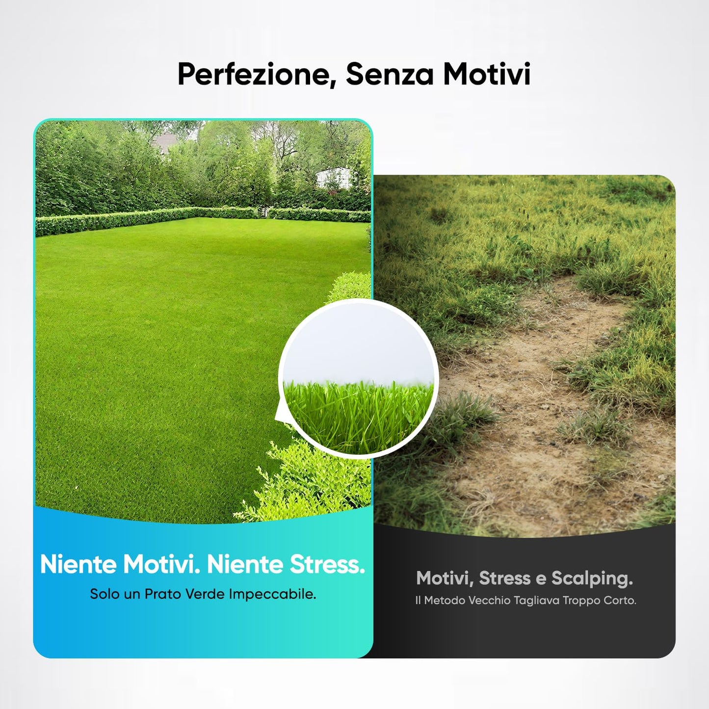 V3 Robot Tagliaerba Senza Filo Perimetrale 600 M², Vision AI, Doppio Occhio, Pendenza 42%, Controllo Tramite APP, Tagliaerba Con Un Solo Clic