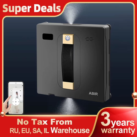 Robot Window Cleaner  Dual Water Spray,Smart Memory,High 