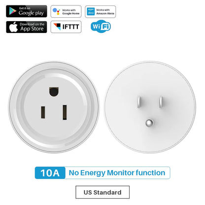  Wifi Smart Plug Socket with Power Energy Monitor EU Multi Plug 