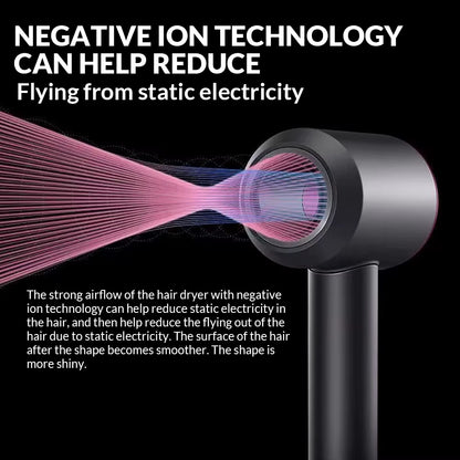 5 in 1 Electric Ionic Hair Dryer High Speed Bladeless Hairdryer 