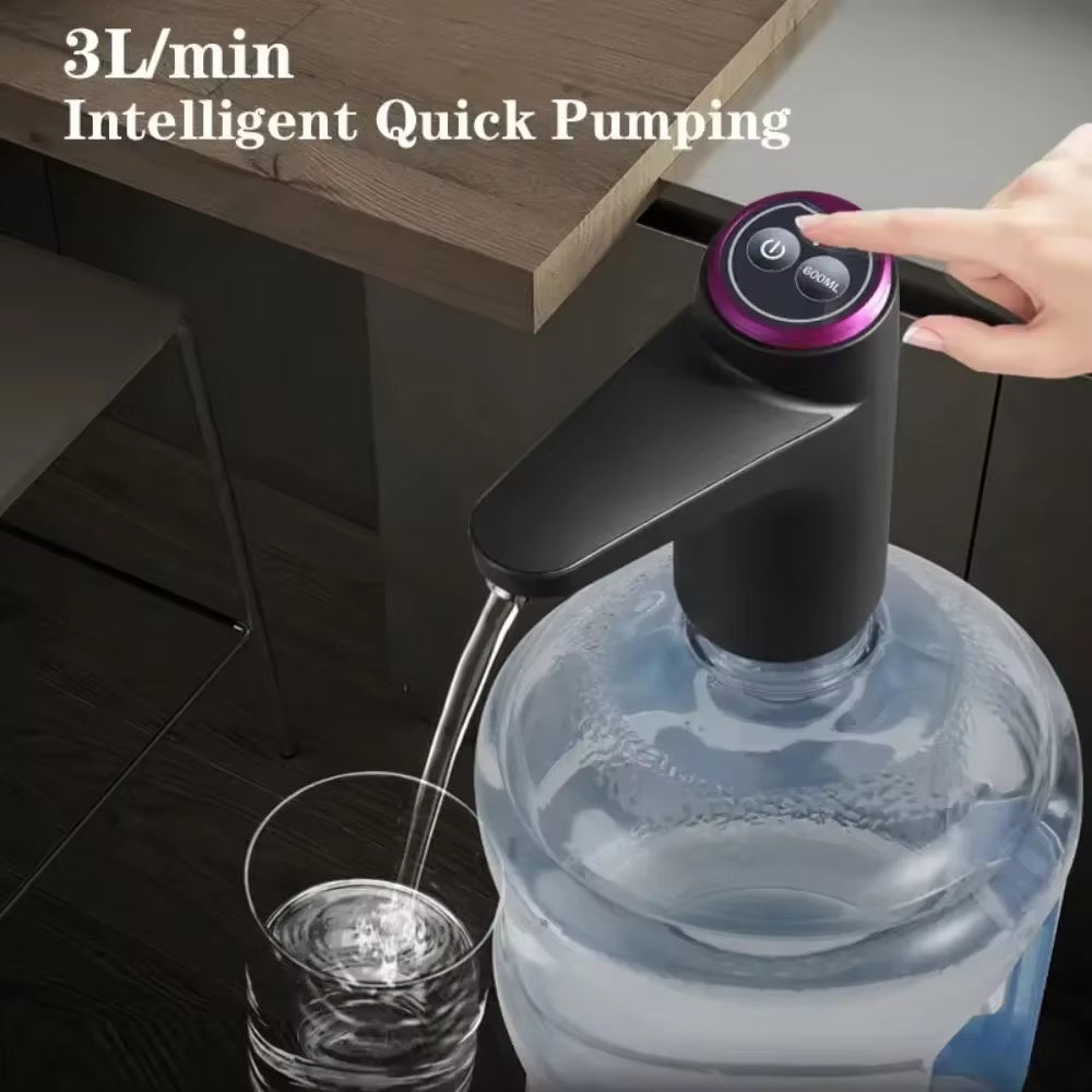 Water Pump Bottle Automatic Electric Water Dispenser Household Gallon Drinking Switch Automatic Smart Water Treatment Appliances