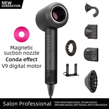 5 in 1 Electric Ionic Hair Dryer High Speed Bladeless Hairdryer 