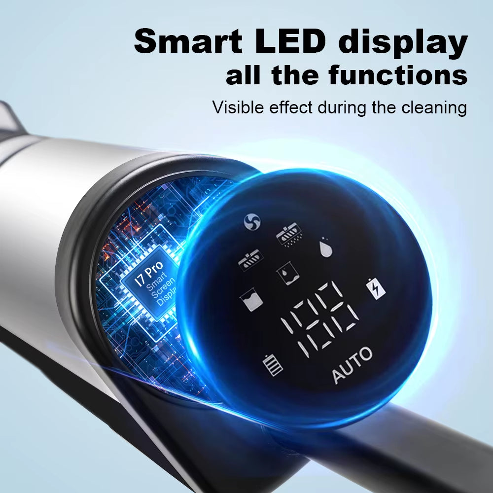 Cordless Wet Dry Vacuum Cleaner  I7Pro,Self-Propulsion Cleaning,Smart Washing for Home Multi Surface Floor,Self-Drying