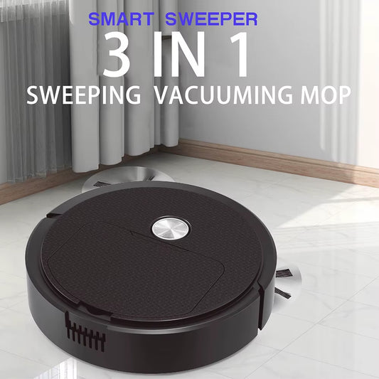 NEW 3 in 1 Smart Sweeping Robot Home Mini Sweeper Sweeping and Vacuuming Wireless Vacuum Cleaner Sweeping Robots for Home Use