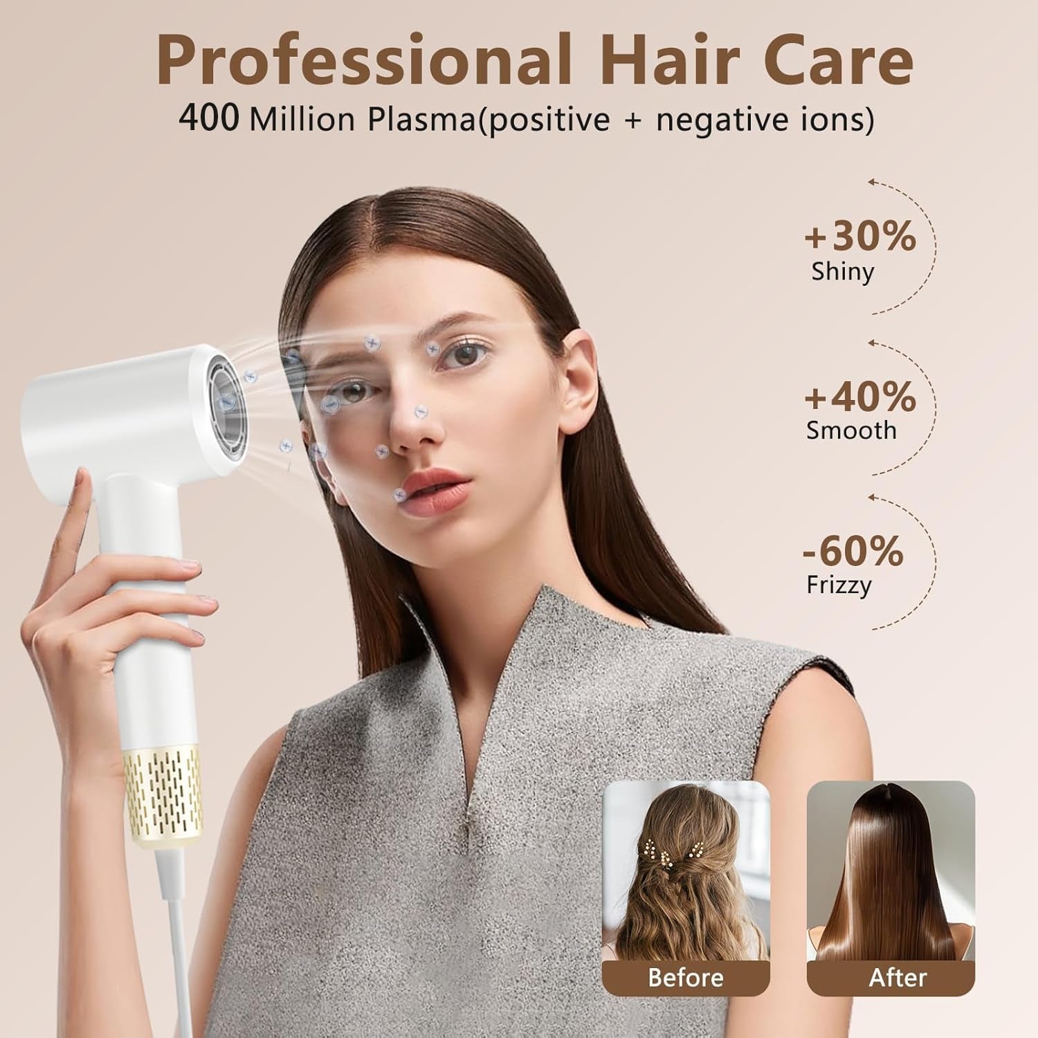 Phon Capelli Professionale, Asciugacapelli Ionico Professionale, 