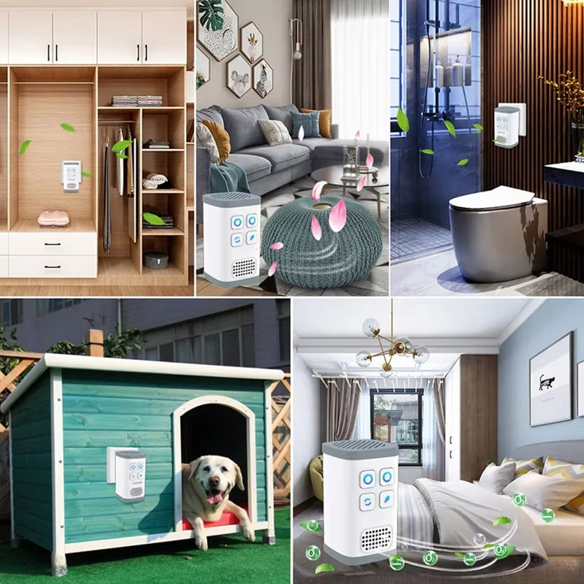 Mini Plug-In Air Purifier Ozone Generator Ionizer Generator for Home Toilet Deodorizer Pet Deodorizer Air Ionizer AC100-240V