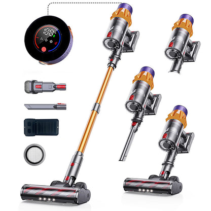 Experience Powerful Cleaning with the Blossom V18 Cordless Vacuum Cleaner - 550W Strong Suction and 60 Minutes of Runtime