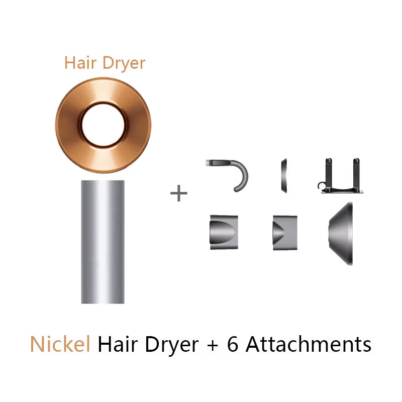 Diffuser Hairdryer Ionic 5In1 Professional Electric Hair Dryer Heat Leaf Blow Drier with Diffuser Ion Leafless Air Blower Woman