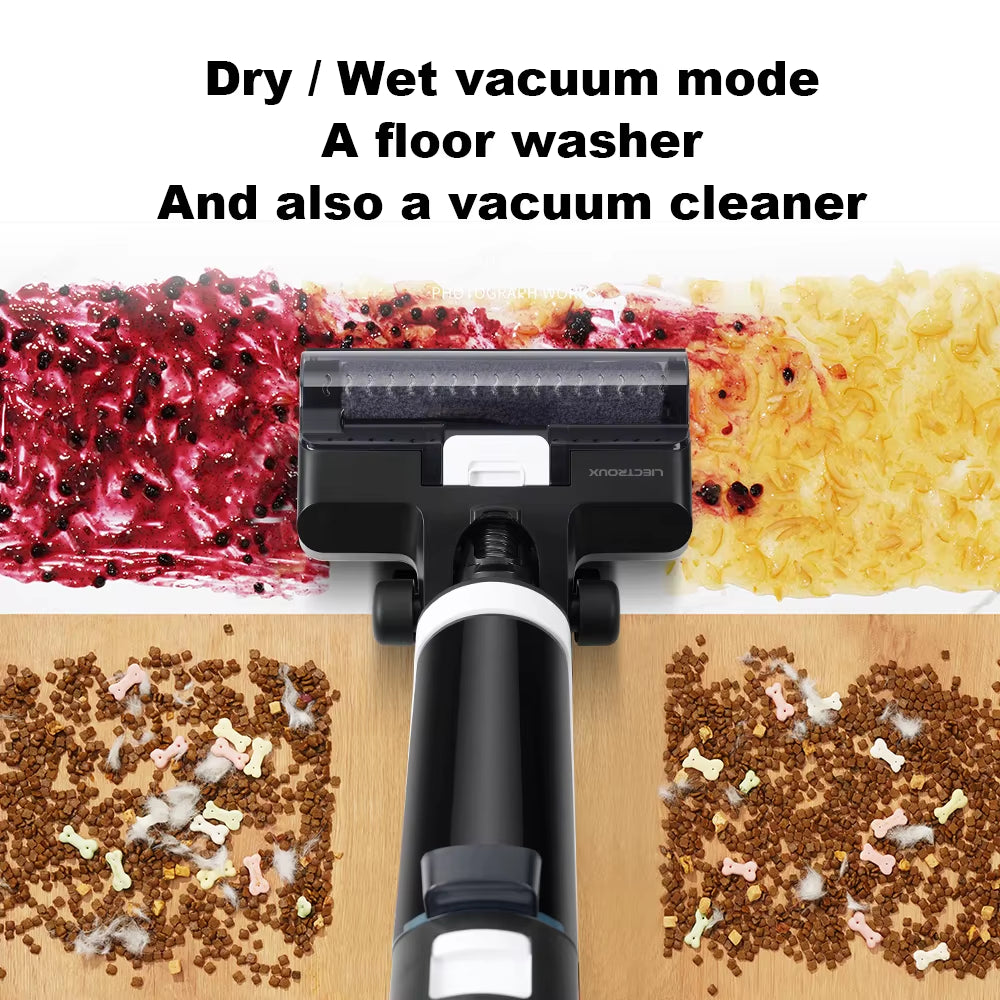 Cordless Wet Dry Vacuum Cleaner  I7Pro,Self-Propulsion Cleaning,Smart Washing for Home Multi Surface Floor,Self-Drying