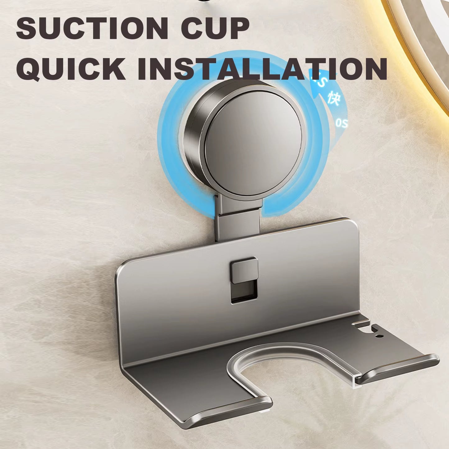 Hair Dryer Holder Wall Dryer Cradle Straightener Stand Hairdryer