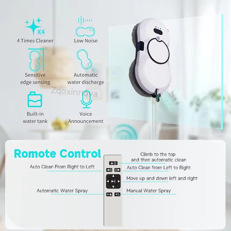UPS Robot for Washing Sindows Vacuum Cleaner Glass Washer Home Appliance Plaster Robot Smart Cleaning Robot Electric Floor Mops