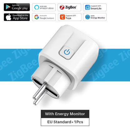  Wifi Smart Plug Socket with Power Energy Monitor EU Multi Plug 