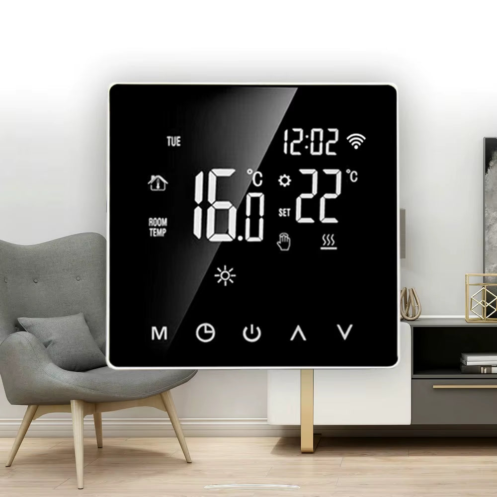 Tuya Smart Thermostat for Underfloor Heating Wifi Thermostat Floor Heating Controller Warm Floor Temperature Controller Alexa