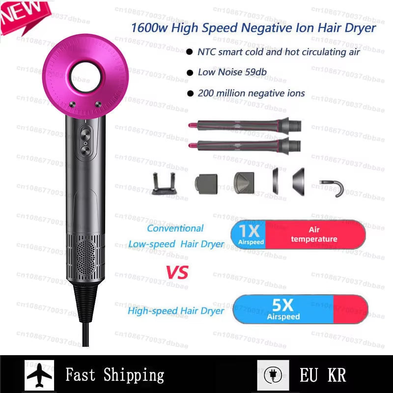 Professional Electric Hair Dryer High Speed Quick Dry 