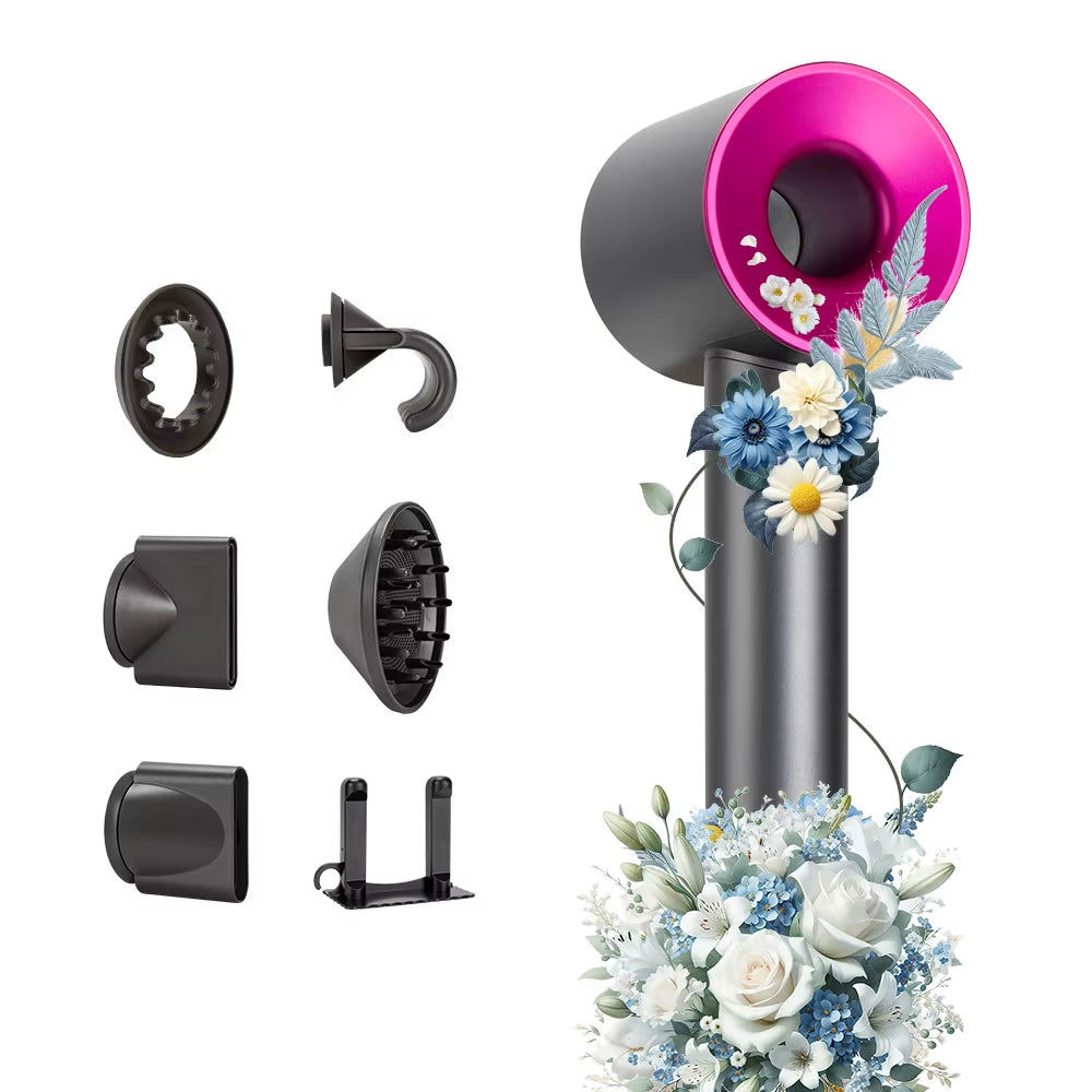 5 in 1 Electric Ionic Hair Dryer High Speed Bladeless Hairdryer 