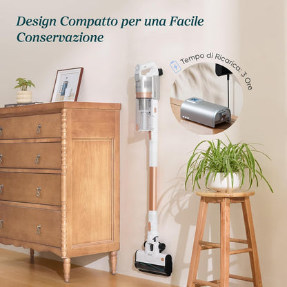 Aspirapolvere Senza Fili Con Tecnologia Antigroviglio, 