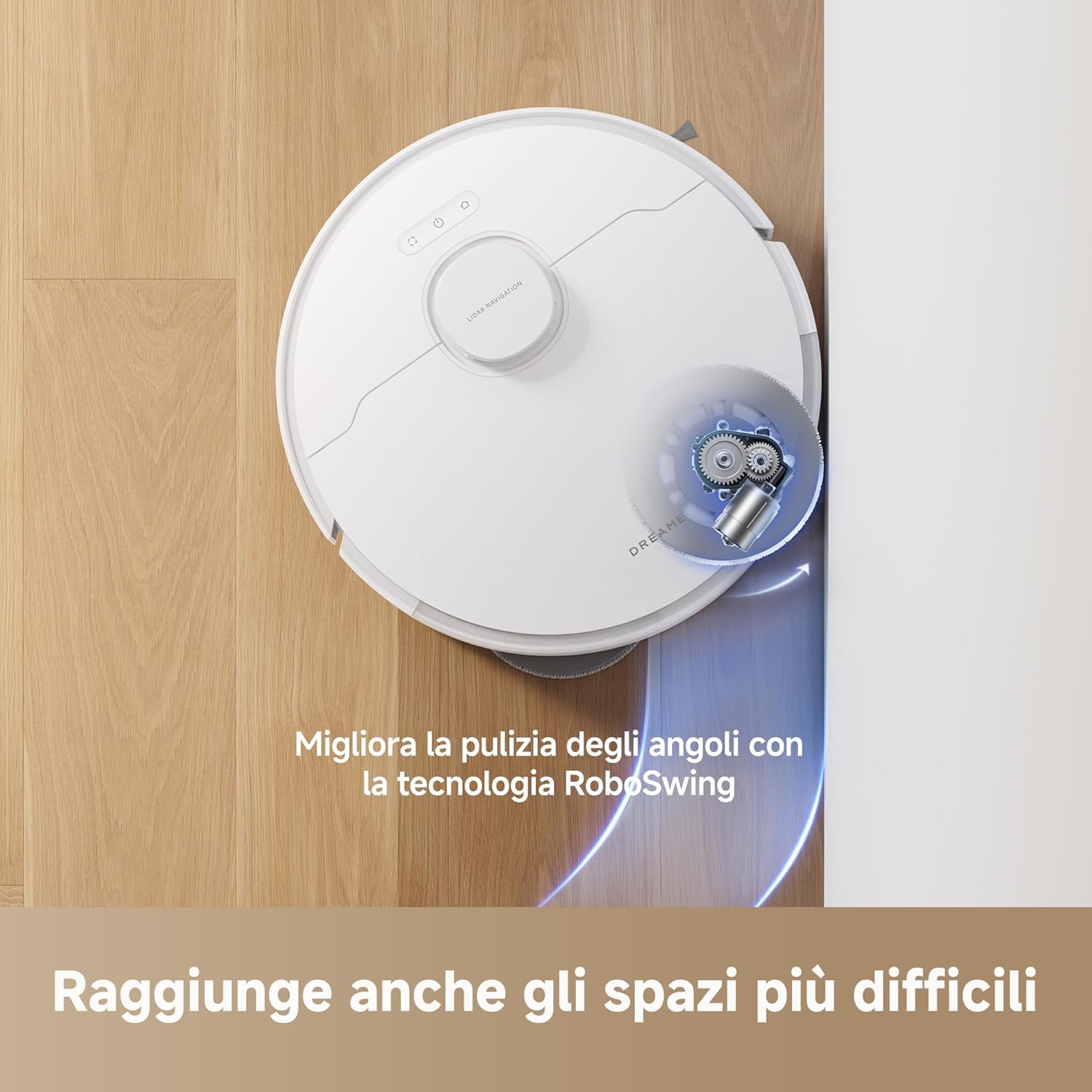 L10S Pro Gen 3 Robot Aspirapolvere E Lavapavimenti Intelligente, Aspirazione Vormax Da 13.000 Pa, Sistema Di Lavaggio Duoscrub, Sollevamento Automatico Del Mocio Di 7 Mm, Batteria Da 5.200 Mah