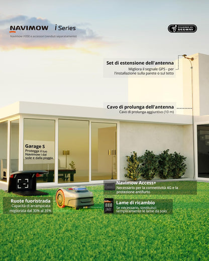 Segway  I105E Robot Tagliaerba Senza Filo Perimetrale