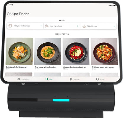 XSDB10 Smart Kitchen Dock, Al Centro Della Tua Cucina Intelligente Con Controllo Vocale E Gesti E Alexa, Controlla I Tuoi Elettrodomestici E Utilizza Servizi Digitali Come App per Ricette E