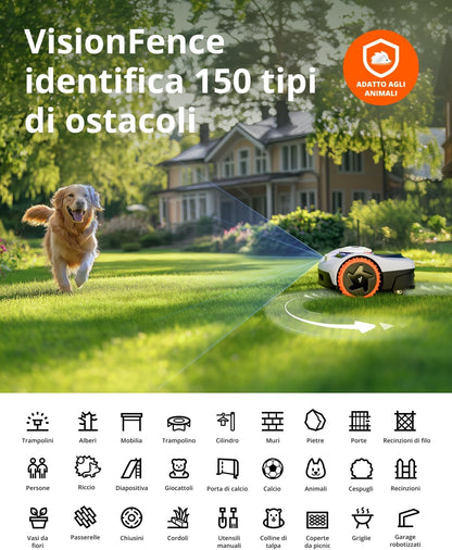 Segway  I105E Robot Tagliaerba Senza Filo Perimetrale