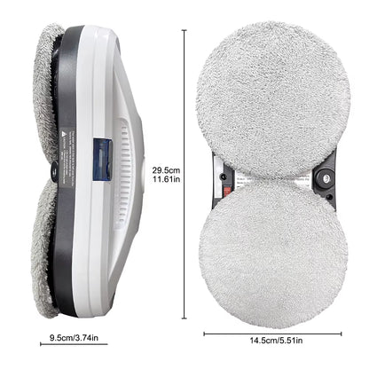 Automatic Window Cleaning Robot Auto Water Spray AI Path Planning,Remote Control, Edge Detection for Streak-Free Glass