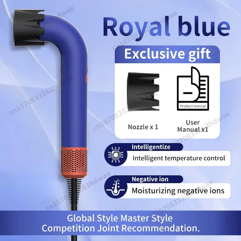 Diffuser Hairdryer Ionic 5In1 Professional Electric Hair Dryer Heat Leaf Blow Drier with Diffuser Ion Leafless Air Blower Woman