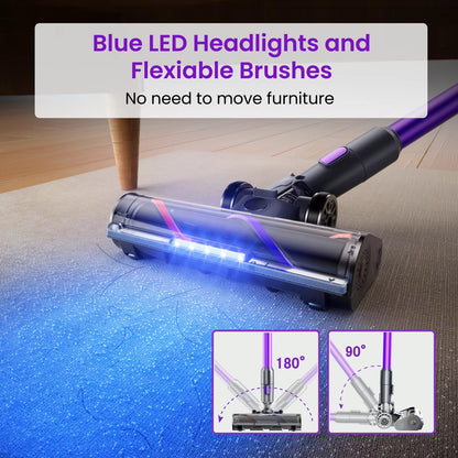 Smartai P40-Upgrade 5-In-1 Cordless Vacuum Cleaner