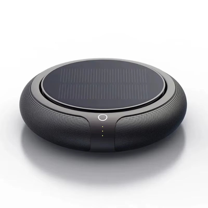 Air Purifier Solar Charging Car Ionizer HEPA Filter Ion Deodorant Air Fresh Usb Ozone Generator Vehicle Electric Home New