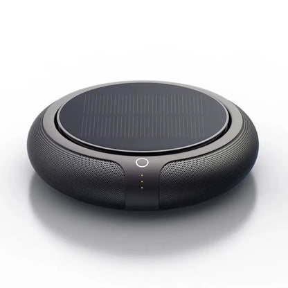 Air Purifier Solar Charging Car Ionizer HEPA Filter Ion Deodorant Air Fresh Usb Ozone Generator Vehicle Electric Home New