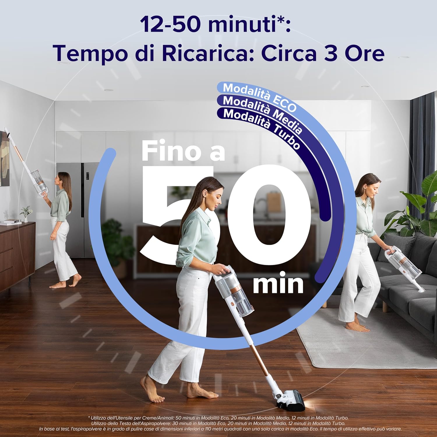 Aspirapolvere Senza Fili Con Tecnologia Antigroviglio, 