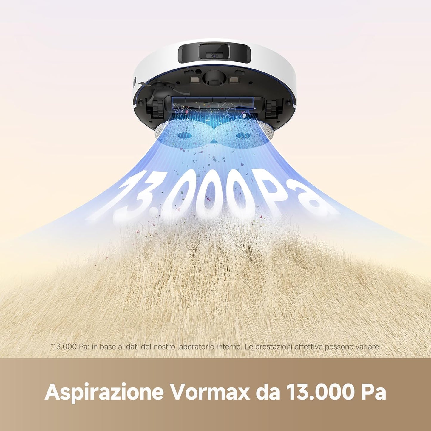 L10S Pro Gen 3 Robot Aspirapolvere E Lavapavimenti Intelligente, Aspirazione Vormax Da 13.000 Pa, Sistema Di Lavaggio Duoscrub, Sollevamento Automatico Del Mocio Di 7 Mm, Batteria Da 5.200 Mah